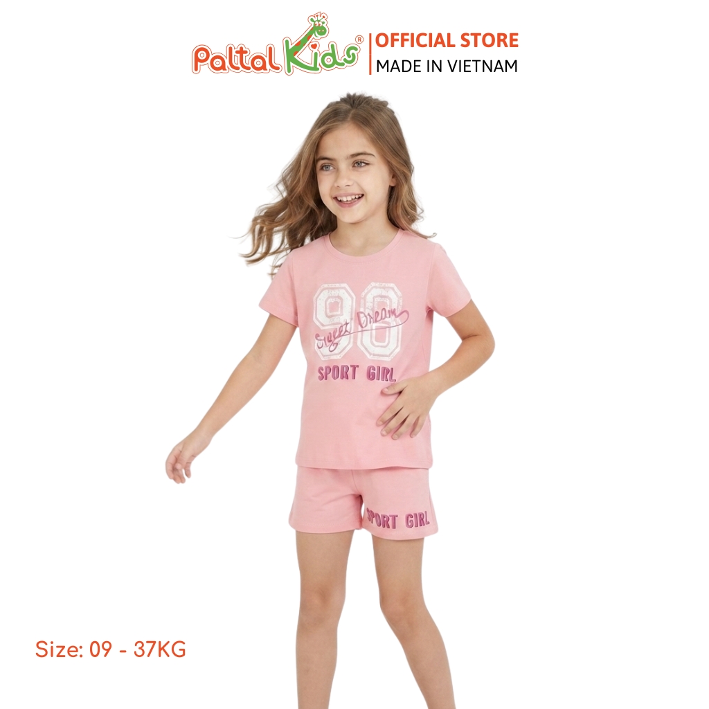 Đồ Bộ Đùi Cotton Mỹ Hình In 96 Bé Gái Cao Cấp - 025 2134