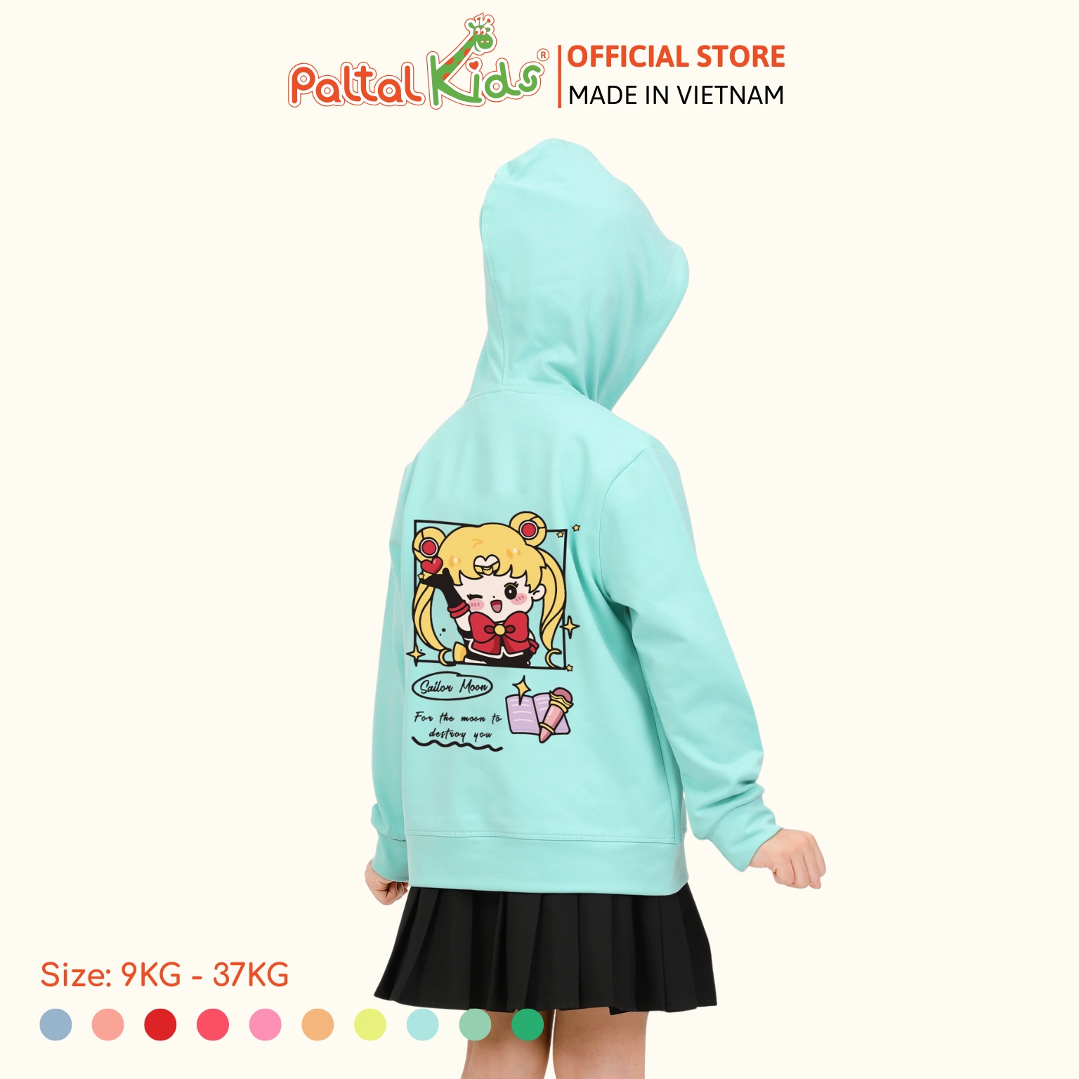 Áo Khoác Cotton TC Chống Nắng Bé Gái Cao Cấp - 431 4028