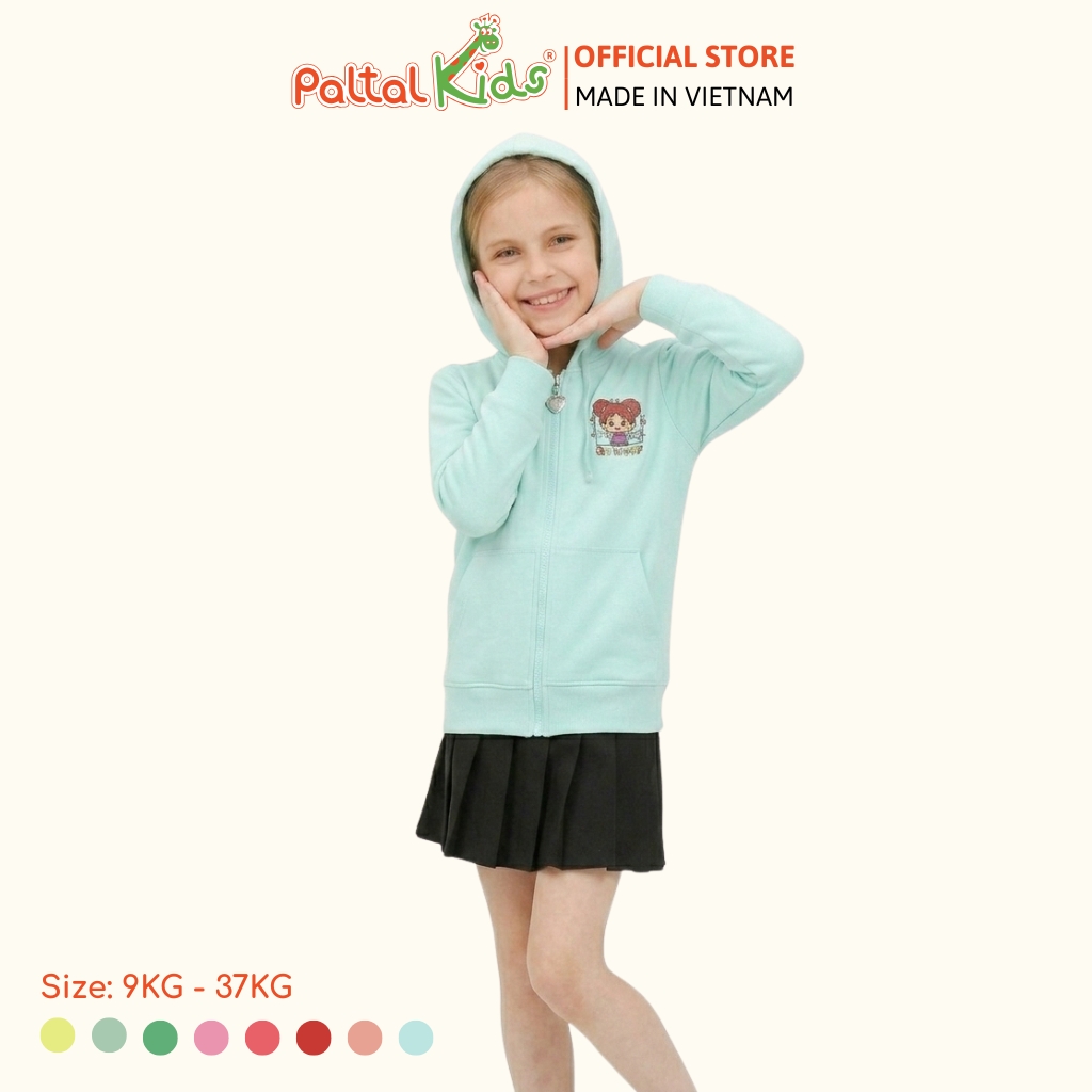 Áo Khoác Hình In Cô Gái Tóc Đỏ Cotton TC Chống Nắng Bé Gái Cao Cấp - 431 4029