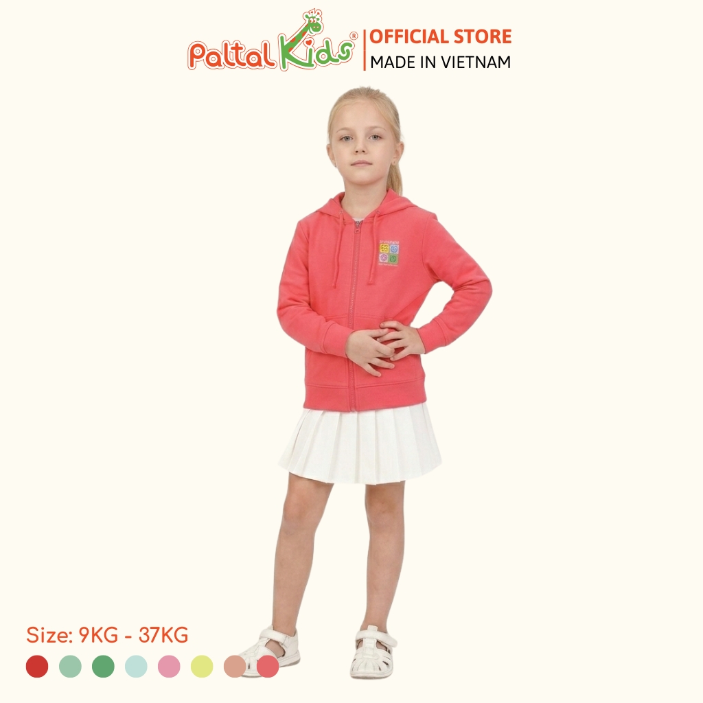 Áo Khoác Hình In Gấu Cotton TC Chống Nắng Bé Gái Cao Cấp - 431 4030