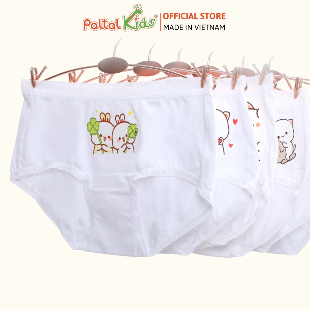 (CHE TÊN SẢN PHẨM) Combo 6 Quần Lót Cotton Hình In Ngẫu Nhiên Cao Cấp - 027 7278