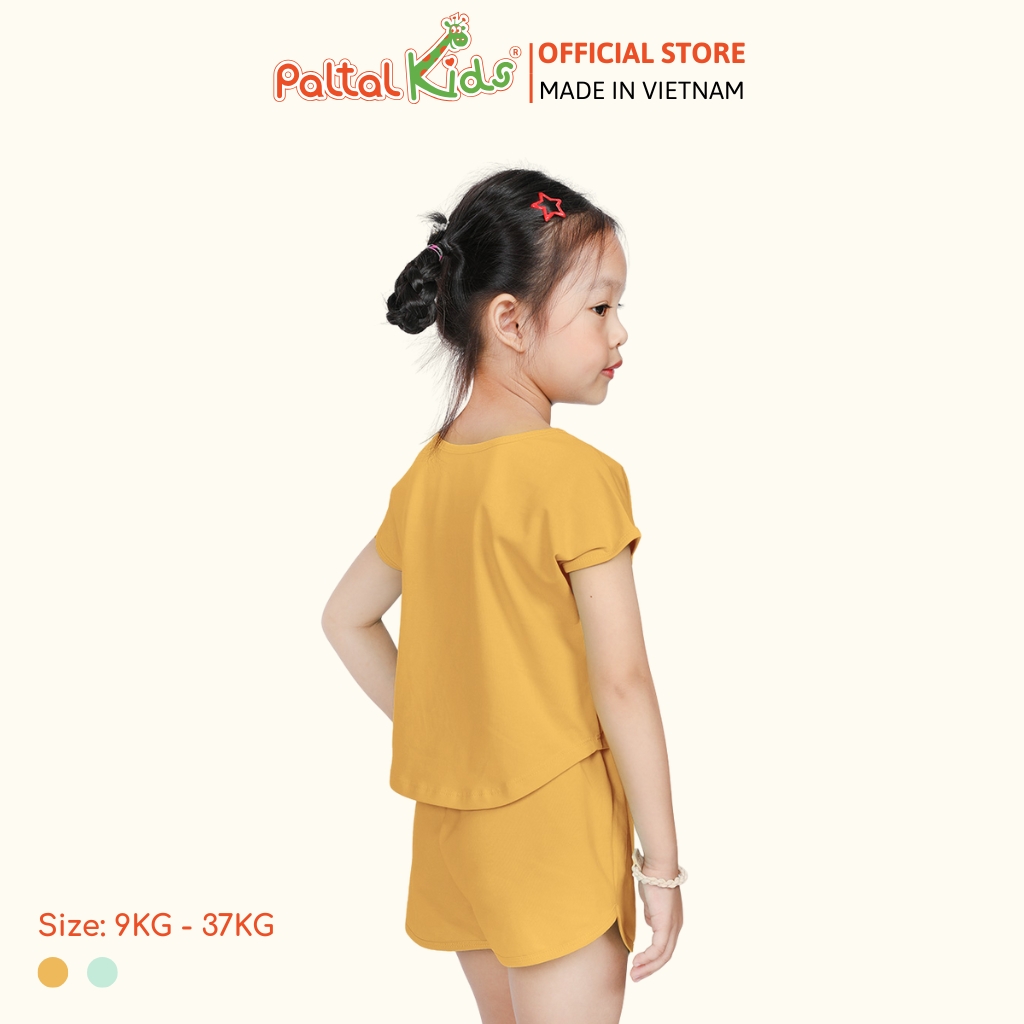 BST Mùa Hạ - Bộ Đùi Tay Ngắn Cotton Mỹ Bé Gái Cao Cấp - 025 5158