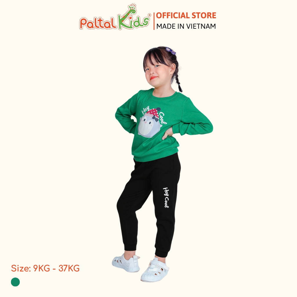 BST Mùa Đông - Đồ Bộ Tay Dài Cotton Borib Bé Gái Cao Cấp - 223 6044