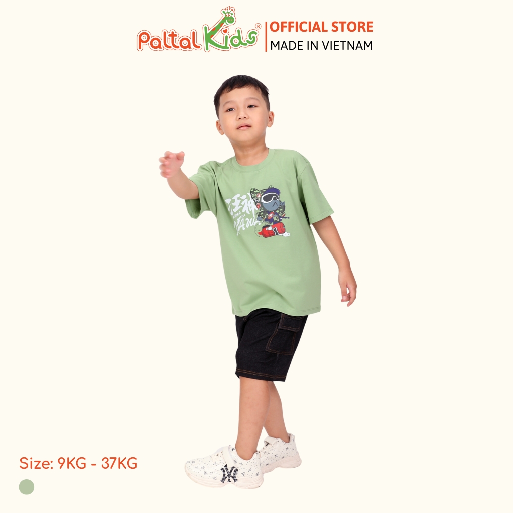 Áo Thun Cotton Mỹ Bé Trai Cao Cấp - 020 1399