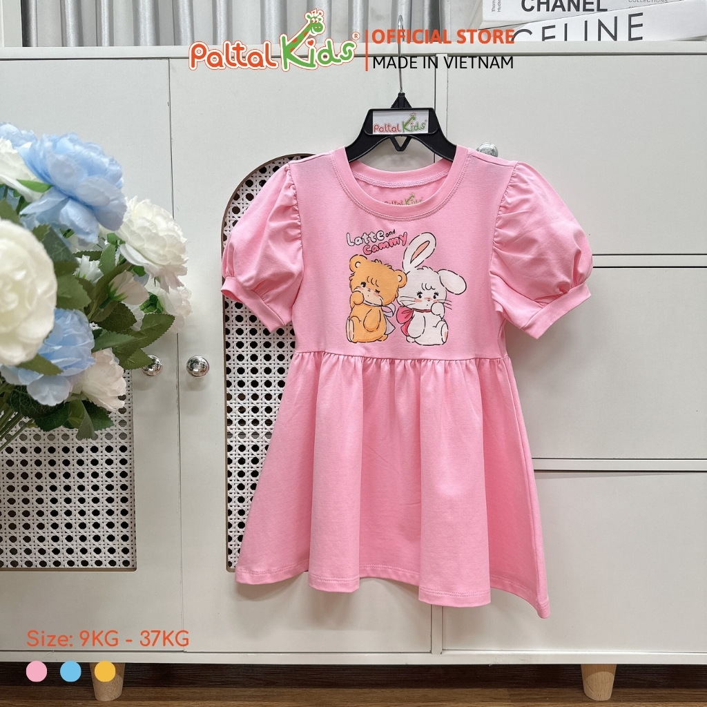 Đầm Babydoll Tay Phồng Cotton Mỹ Cao Cấp - 02C 8035