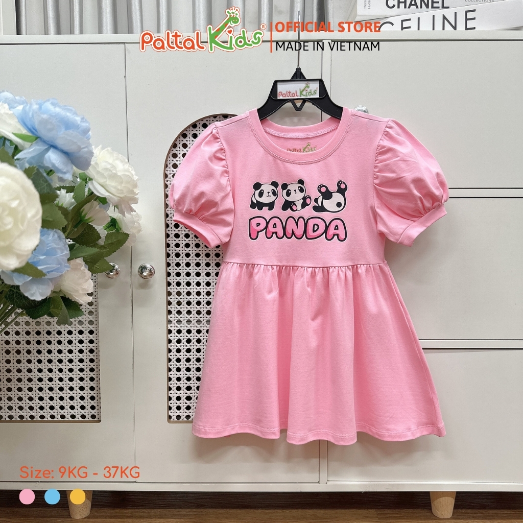 Đầm Babydoll Tay Phồng Cotton Mỹ Cao Cấp - 02C 8034