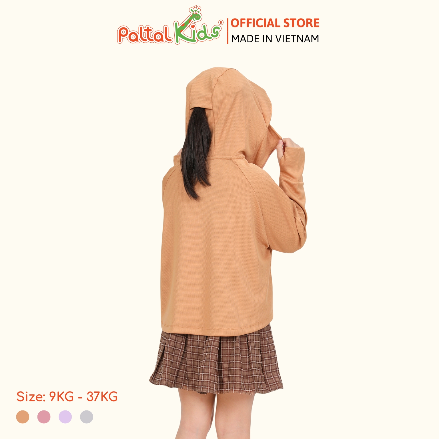 Áo Khoác Croptop Poly Chống Nắng Bé Gái Cao Cấp - 311 4034