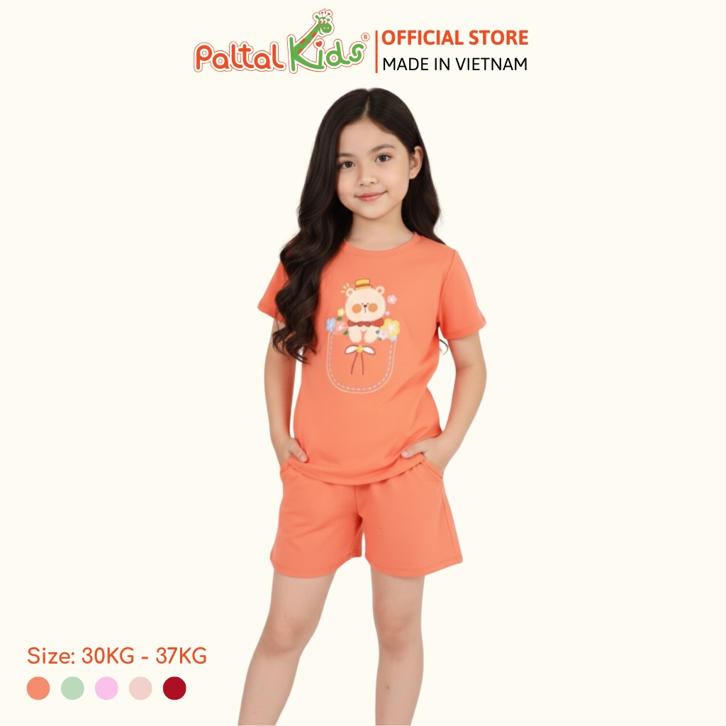 Đồ Bộ Đùi Cơ Bản Cotton Mỹ Cao Cấp - 025 2150 - Size 14