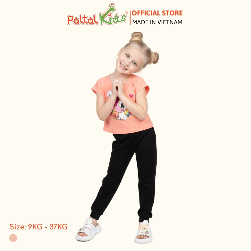 Áo Croptop Cotton Mỹ Bé Gái Cao Cấp - 020 1372