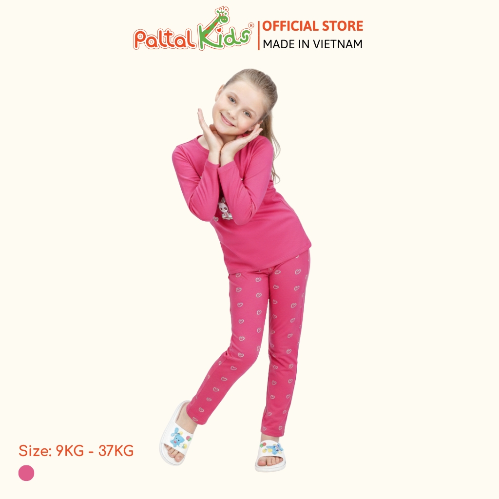 BST Mùa Đông - Đồ Bộ Tay Dài Cotton Mỹ Bé Gái Cao Cấp - 023 6024