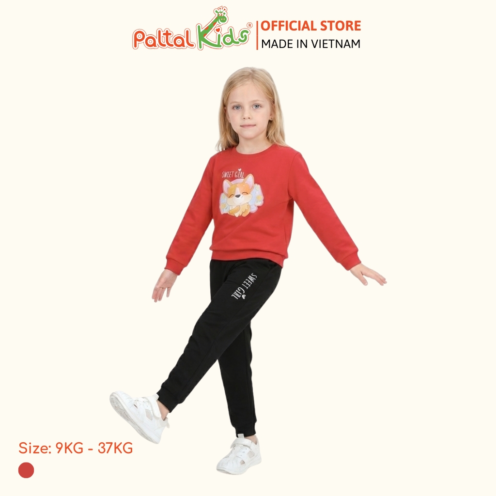 BST Mùa Đông - Đồ Bộ Tay Dài Cotton Borib Bé Gái Cao Cấp - 223 6042