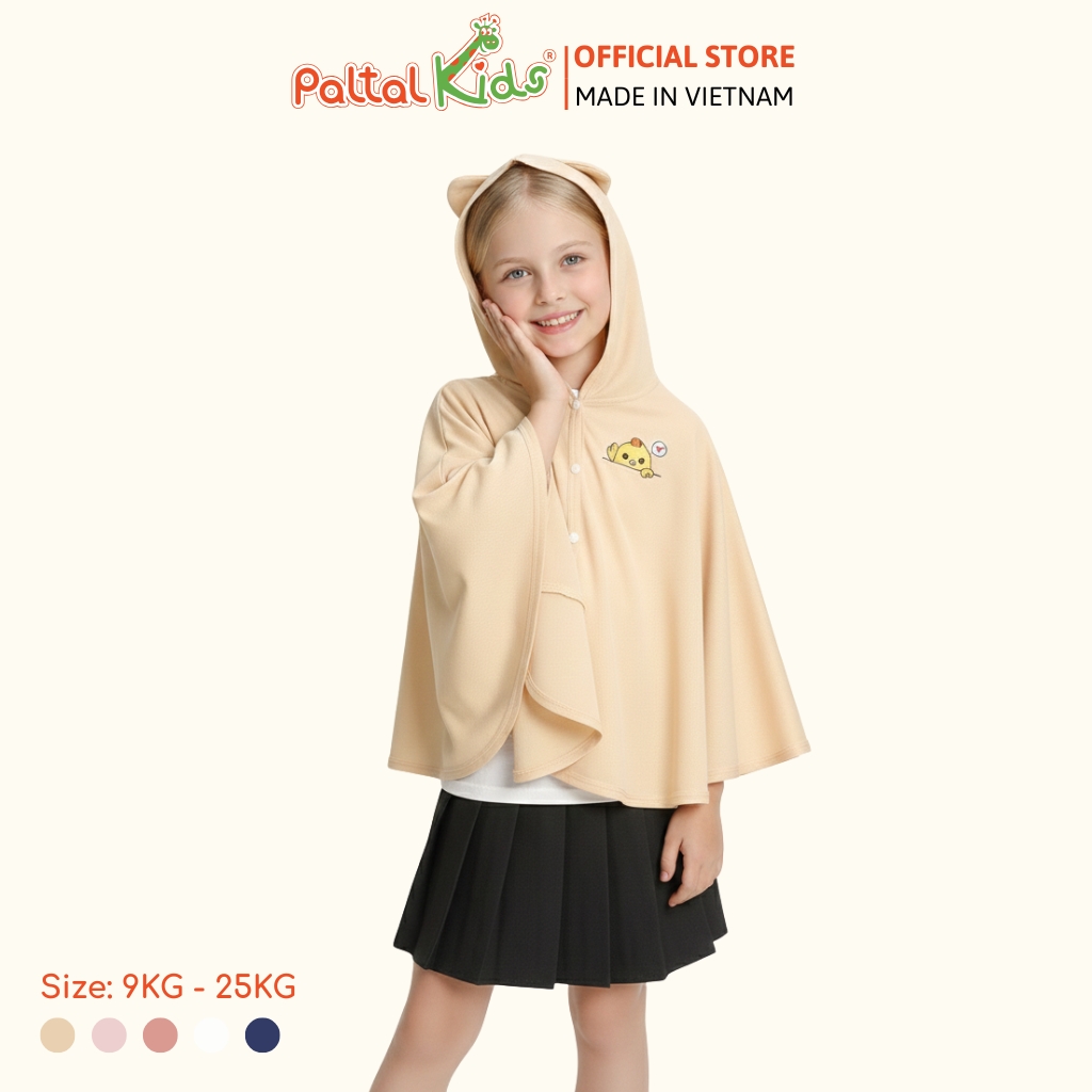 Áo Choàng Cánh Dơi Poly Bé Gái Cao Cấp - 311 4011