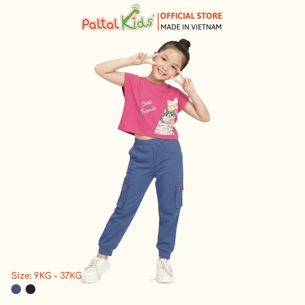 Quần Dài Túi Hộp Jean Thun Bé Gái Cao Cấp - 508 8503