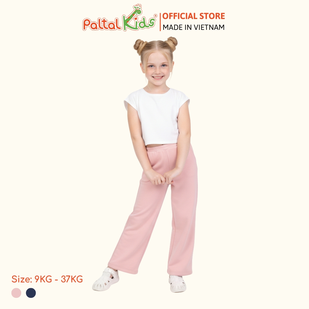 Quần Dài Ống Rộng Chân Cua Bé Gái Cao Cấp - 548 8507