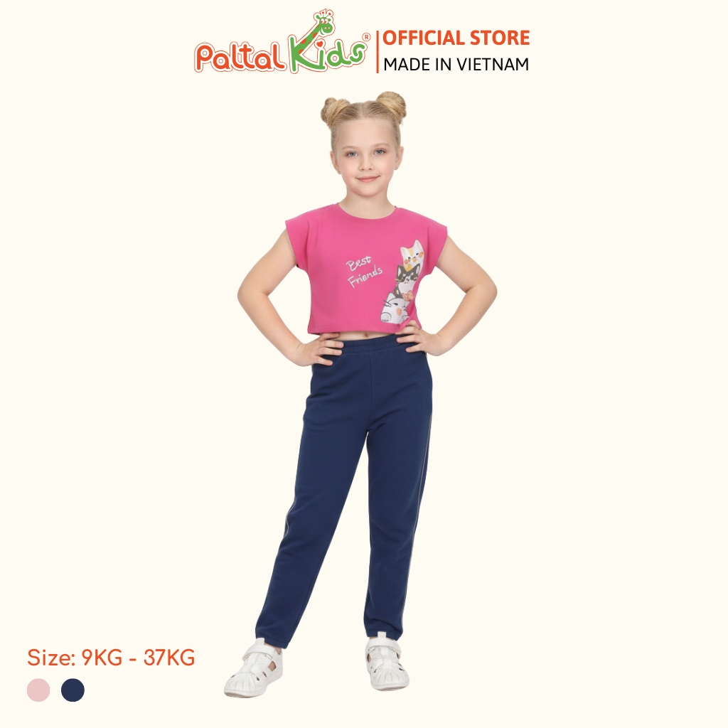 Quần Dài Baggy Chân Cua Bé Gái Cao Cấp - 548 8506