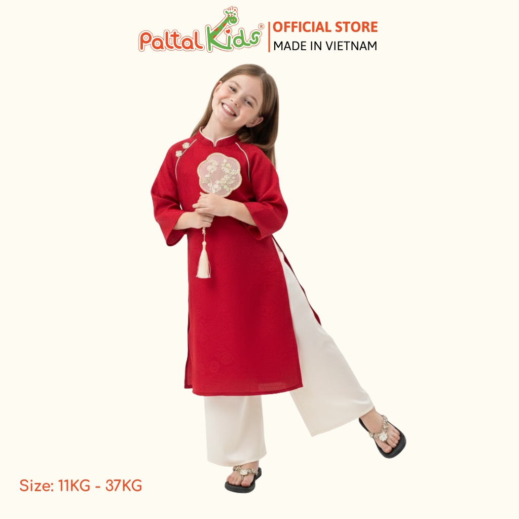 Set Áo Dài Cách Tân Bé Gái Cao Cấp - 533 6129