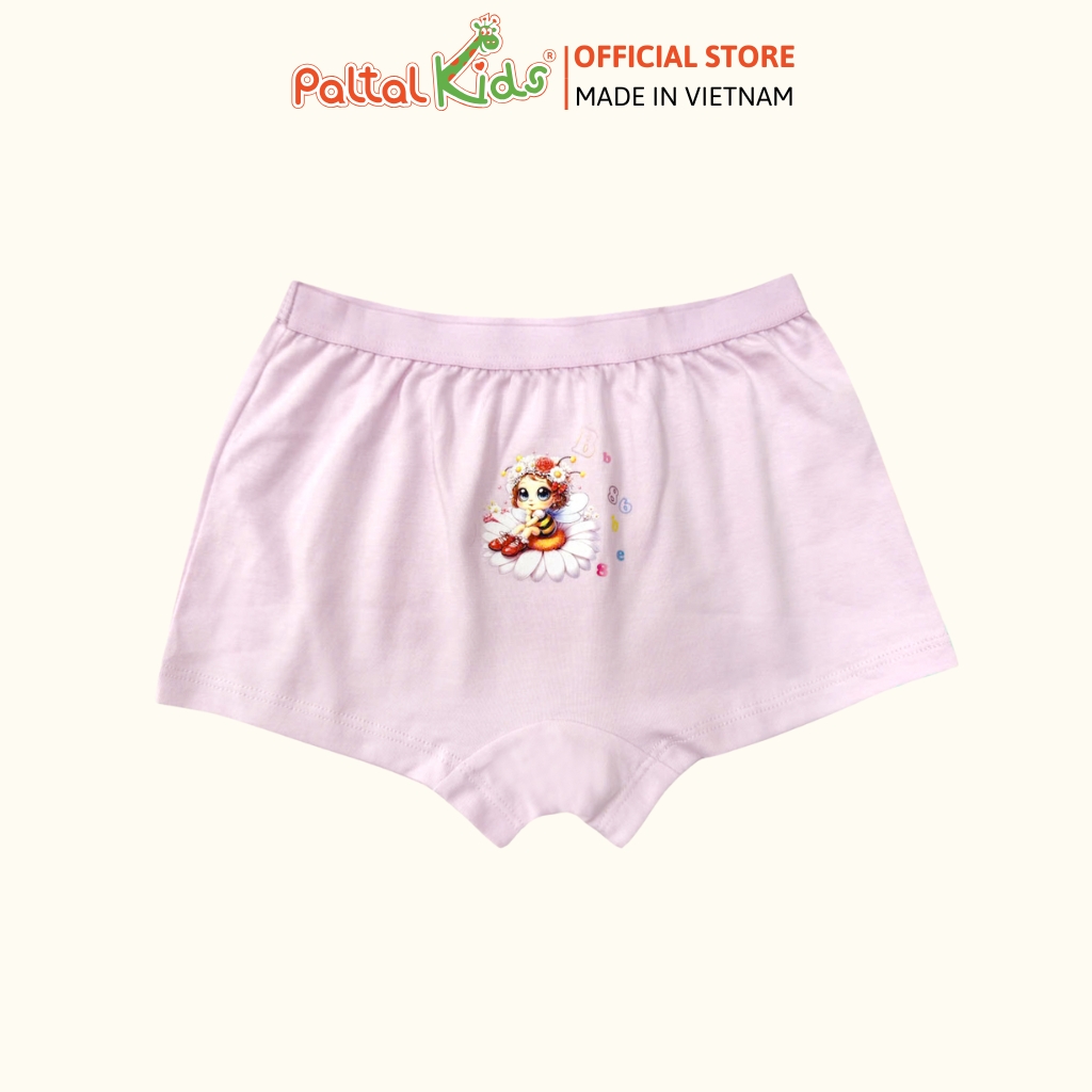 (CHE TÊN SẢN PHẨM) Lẻ 1 Quần Lót Dáng Đùi Cotton Màu Sắc Ngẫu Nhiên Bé Gái Cao Cấp - 027 7413
