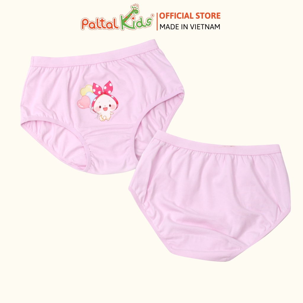 (CHE TÊN SẢN PHẨM) Lẻ 1 Quần Lót Dáng Tam Gíac Cotton Màu Sắc Ngẫu Nhiên Bé Gái Cao Cấp - 027 7341