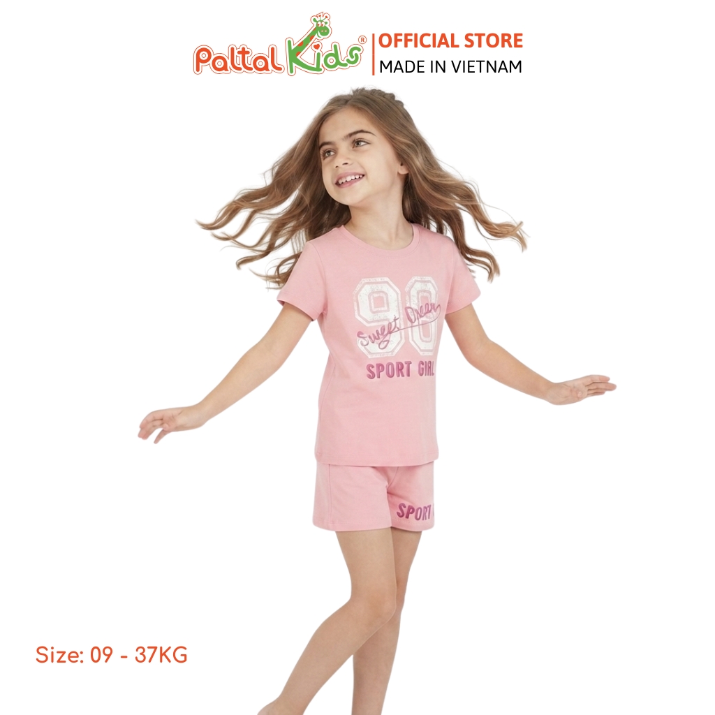 Đồ Bộ Đùi Cotton Mỹ Hình In 96 Bé Gái Cao Cấp - 025 2134