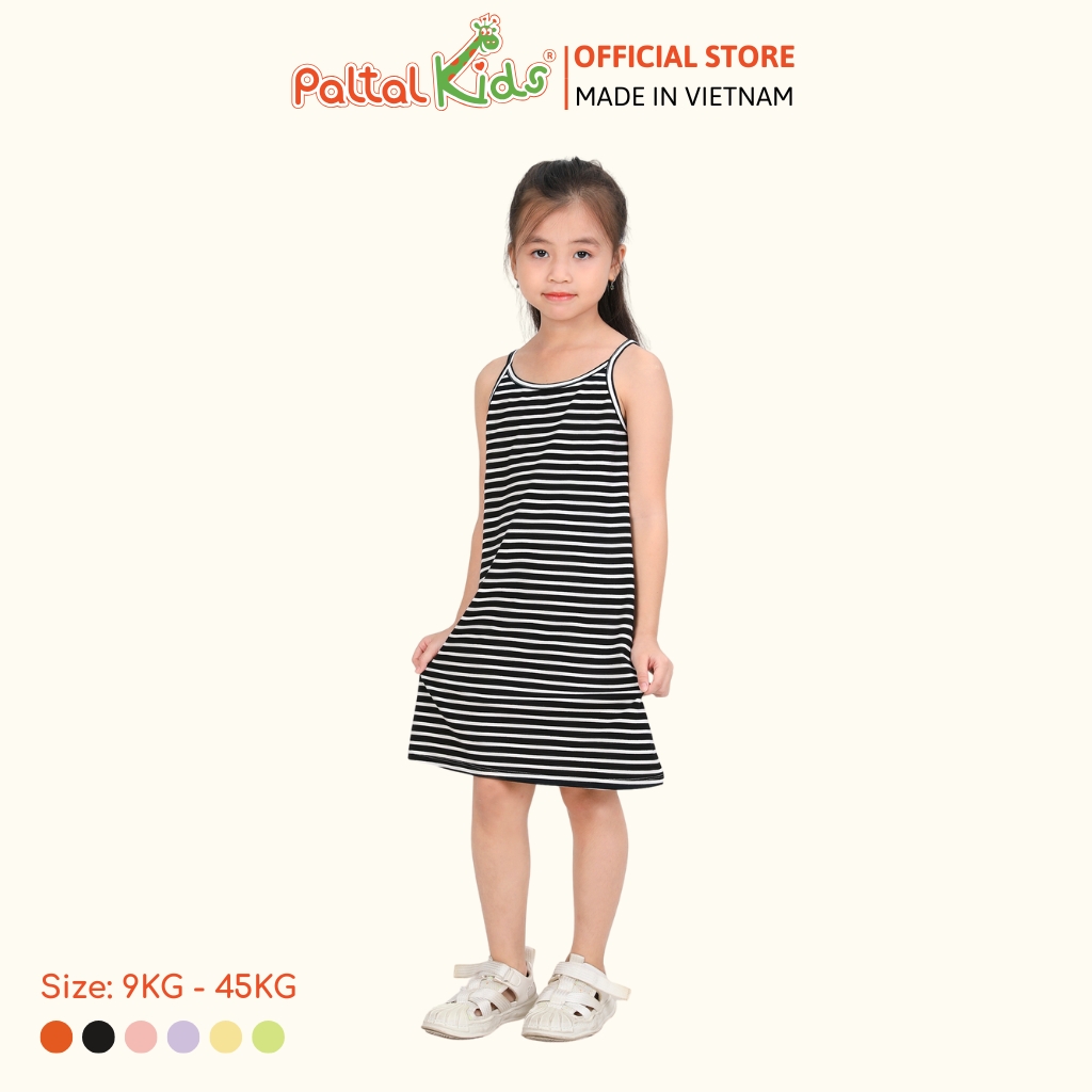 Đầm Dáng A Hai Dây Viscose Cao Cấp - 32C 8028