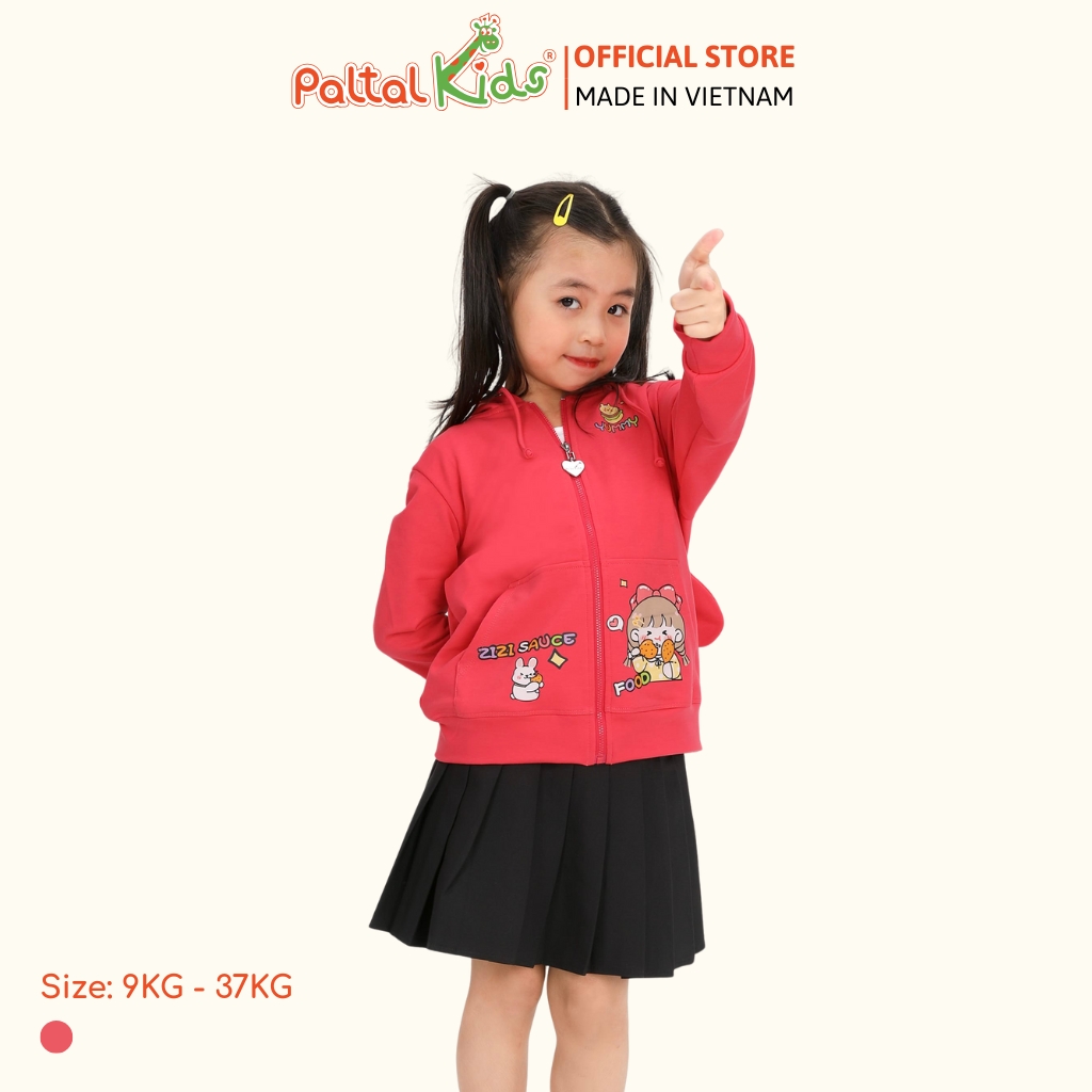 Áo Khoác Tai Thỏ CVC Bé Gái Cao Cấp - 401 4014