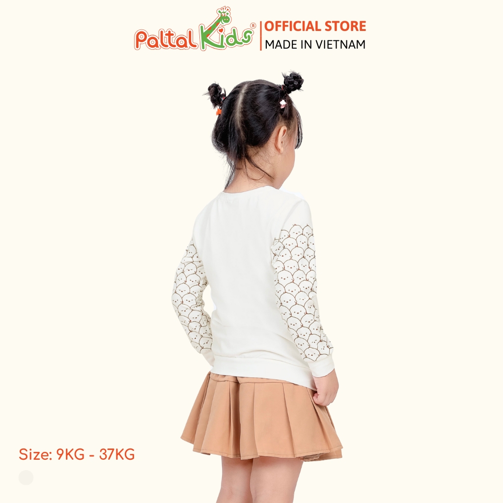 Áo Sweater Cotton Borib Bé Gái Cao Cấp - 020 1383