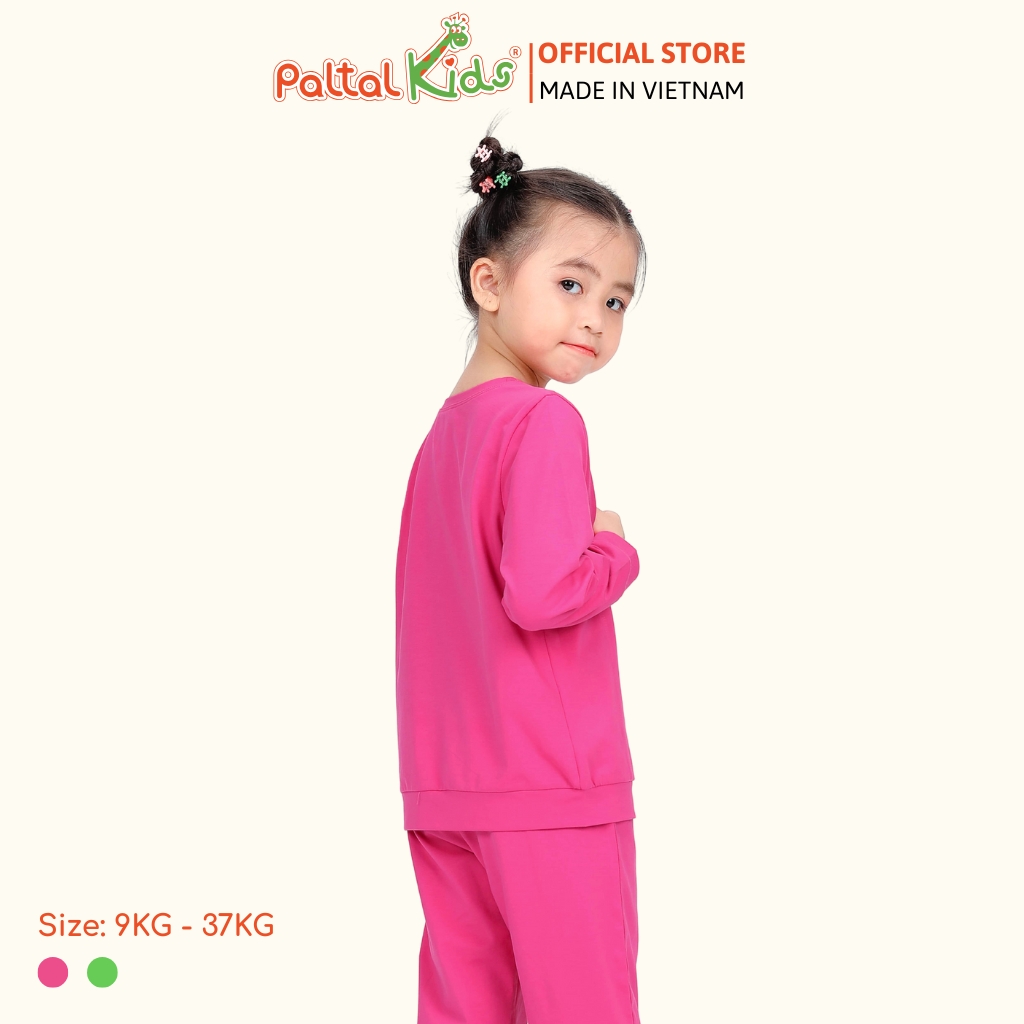 BST Mùa Đông - Đồ Bộ Tay Dài Cotton Mỹ Bé Gái Cao Cấp - 023 6018