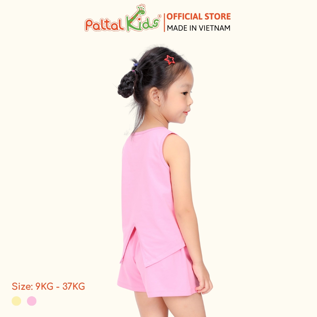 BST Mùa Hạ - Bộ Đùi Tay Ngắn Cotton Mỹ Bé Gái Cao Cấp - 025 2063