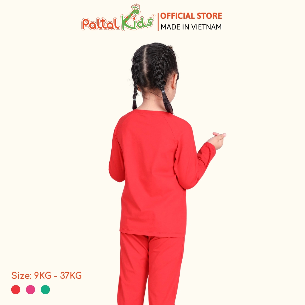 BST Mùa Đông - Đồ Bộ Tay Dài Cotton Mỹ Bé Gái Cao Cấp - 023 6021