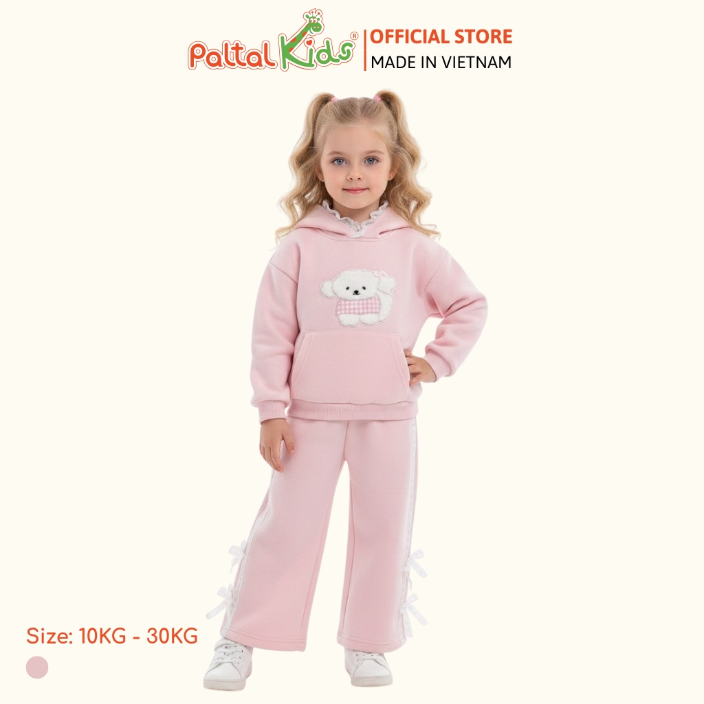 BST Mùa Đông - Đồ Bộ Tay Dài Nỉ Hàn Bé Gái Cao Cấp - 223 6052