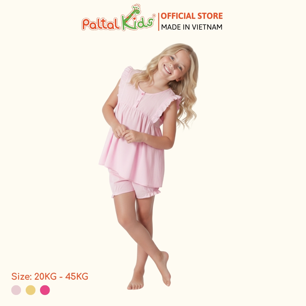 Đồ Bộ Đùi Cánh Tiên Lanh Lạnh Bé Gái Cao Cấp - 255 2165