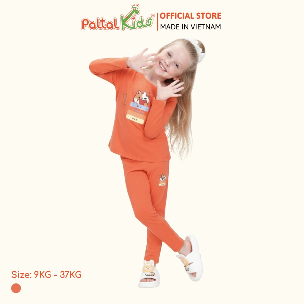 BST Mùa Đông - Đồ Bộ Tay Dài Cotton Mỹ Bé Gái Cao Cấp - 023 6025