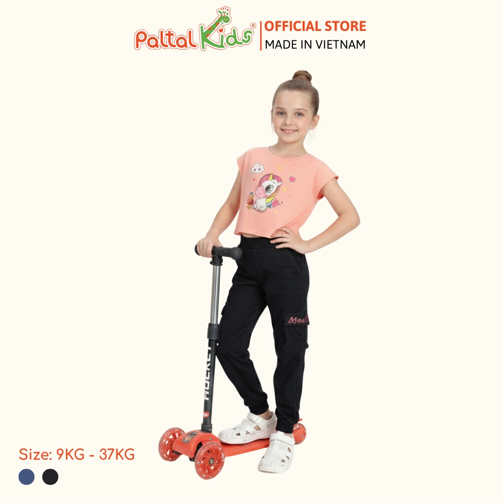 Quần Dài Túi Hộp Jean Thun Bé Gái Cao Cấp - 508 8503