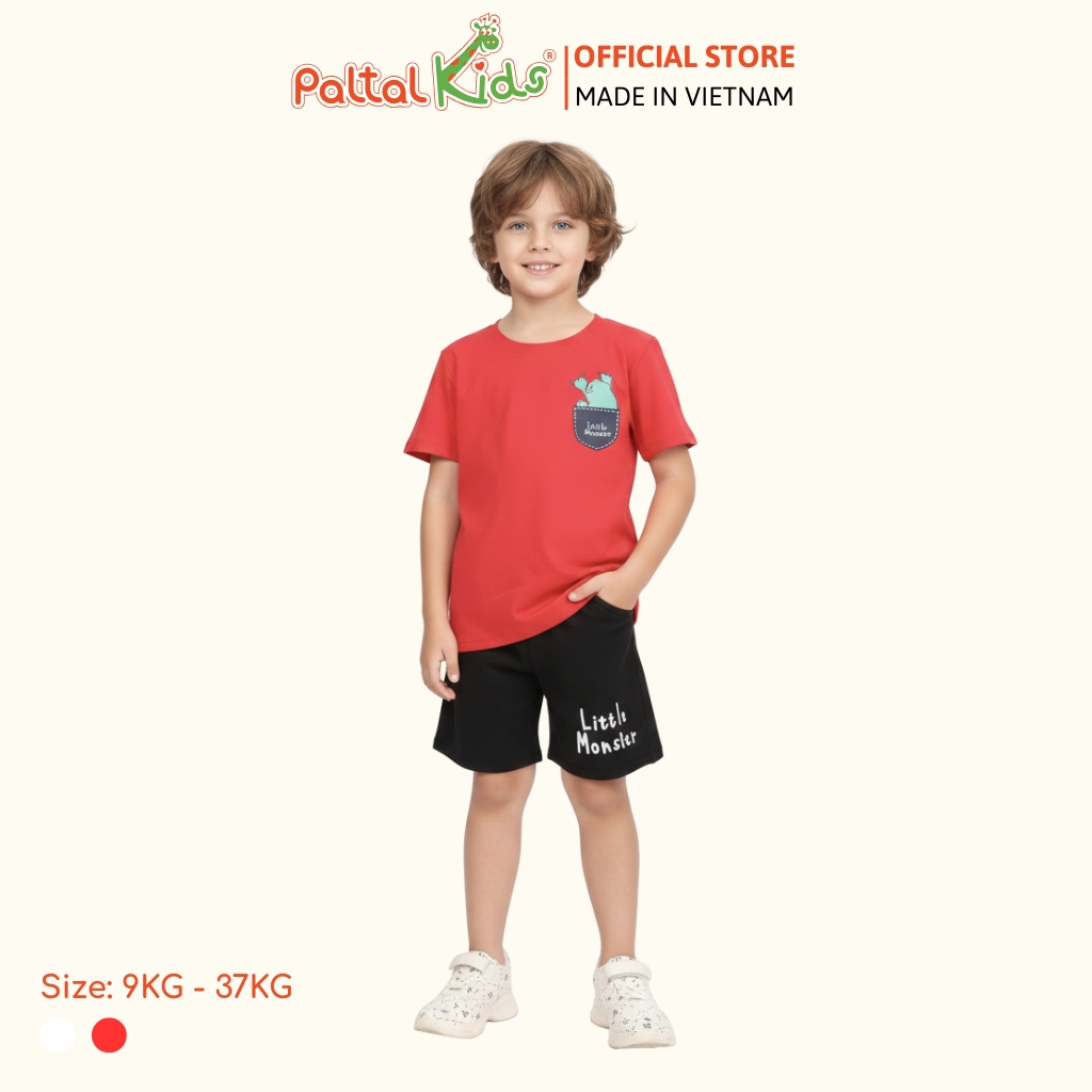 Đồ Bộ Đùi Hình In Xương Rồng Giả Túi Cotton Mỹ Bé Trai Cao Cấp - 025 2110