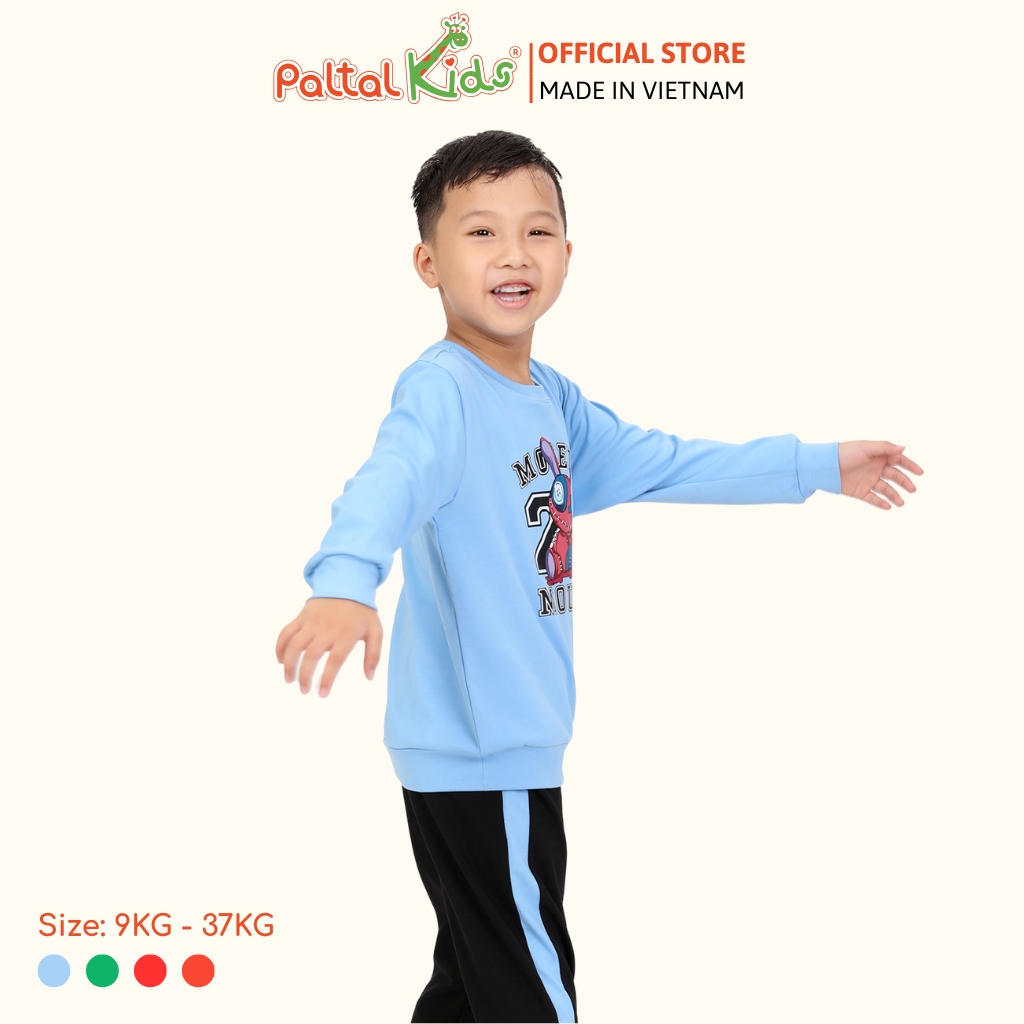 BST Mùa Đông - Đồ Bộ Dài Cotton Borib Bé Trai Cao Cấp - 223 6061