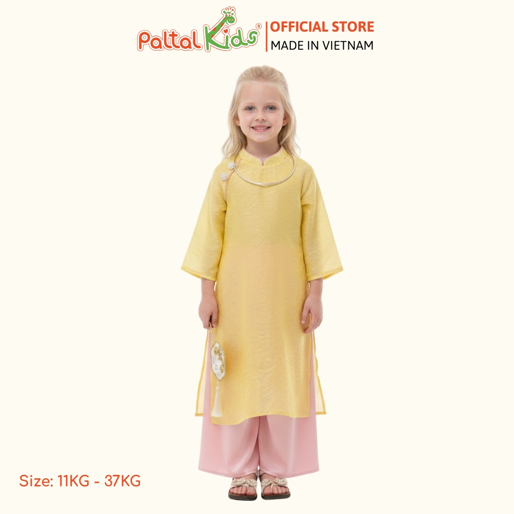 Set Áo Dài Cách Tân Bé Gái Cao Cấp - 533 6129