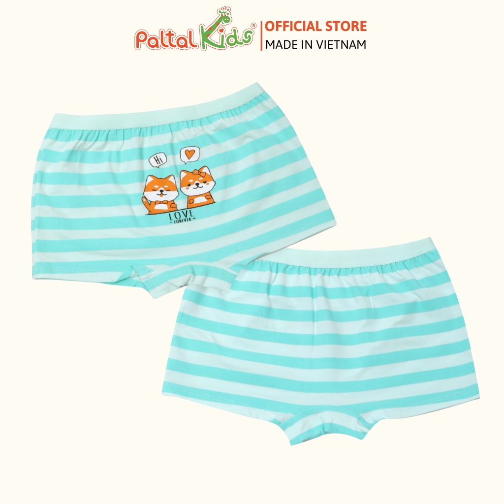 (CHE TÊN SẢN PHẨM) Lẻ 1 Quần Lót Dáng Đùi Cotton Màu Sắc Ngẫu Nhiên Bé Gái Cao Cấp - 027 7339