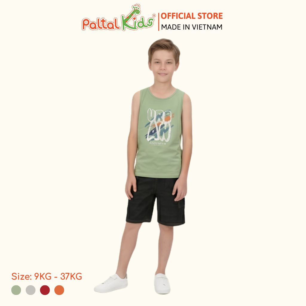 Áo Thun Sát Nách Hình In Urban Cotton Mỹ Bé Trai Cao Cấp - 020 1418