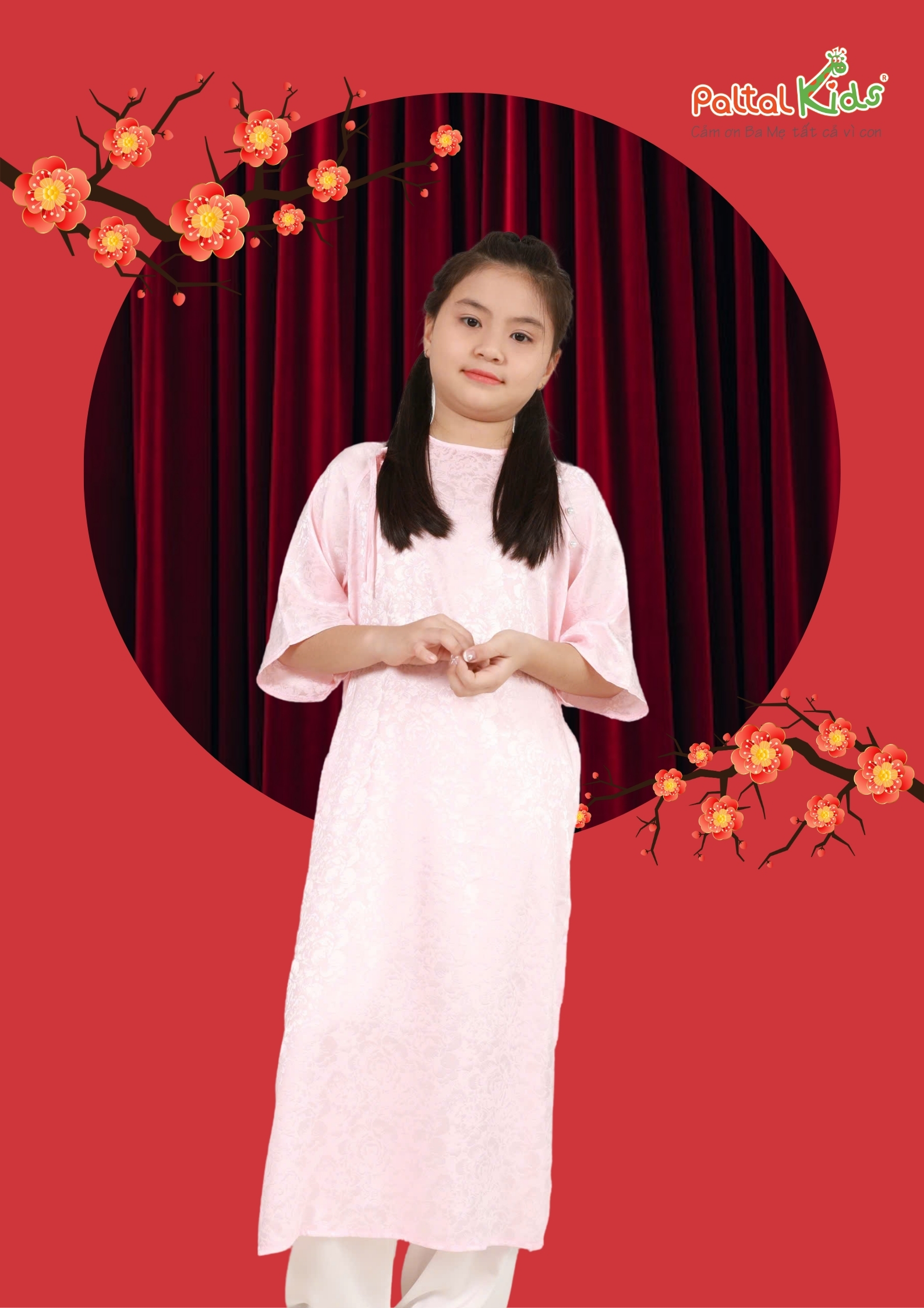 Set Áo Dài Gấm Mềm Cách Tân "Cô Ba Sài Gòn" Cao Cấp - 533 6078