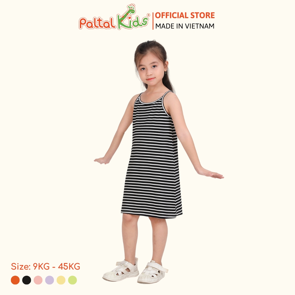 Đầm Dáng A Hai Dây Viscose Cao Cấp - 32C 8028