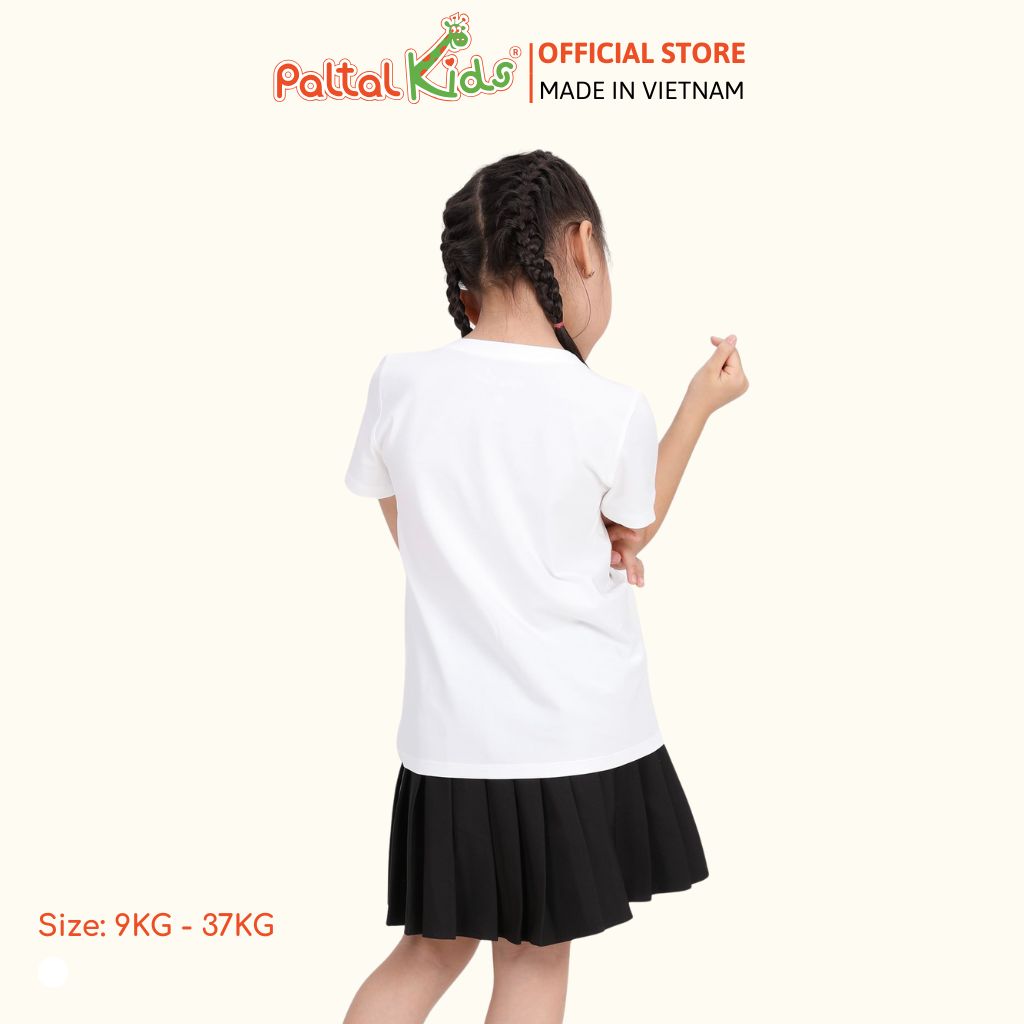 Áo Thun Cotton Mỹ Bé Gái Cao Cấp - 020 1375