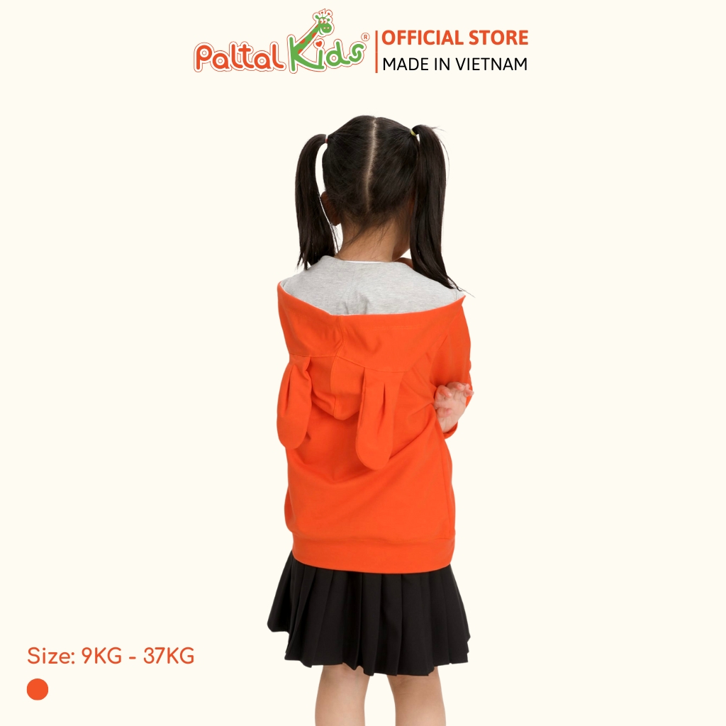 Áo Khoác Tai Thỏ CVC Bé Gái Cao Cấp - 401 4013