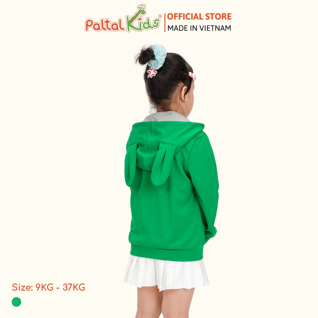 Áo Khoác Tai Thỏ CVC Bé Gái Cao Cấp - 401 4016