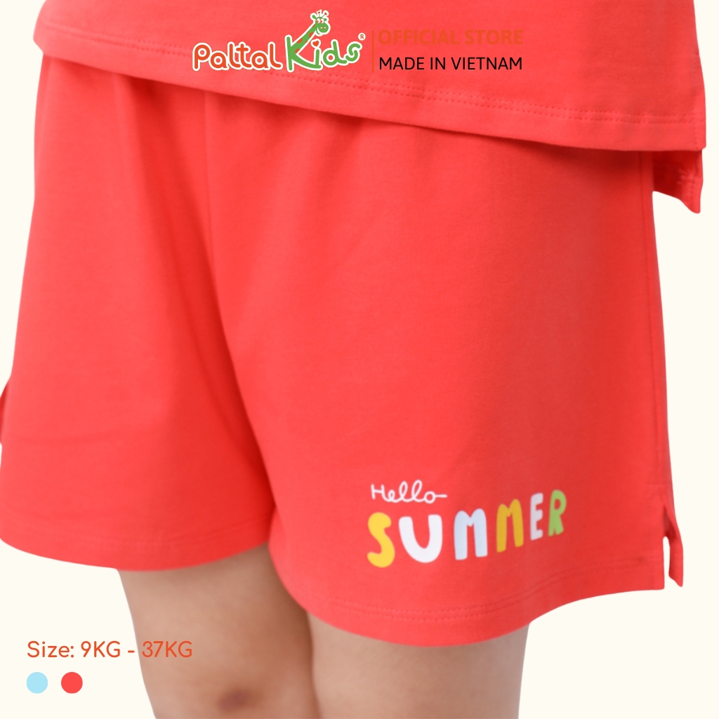 BST Mùa Hạ - Bộ Đùi Tay Ngắn Cotton Mỹ Bé Gái Cao Cấp - 025 5155