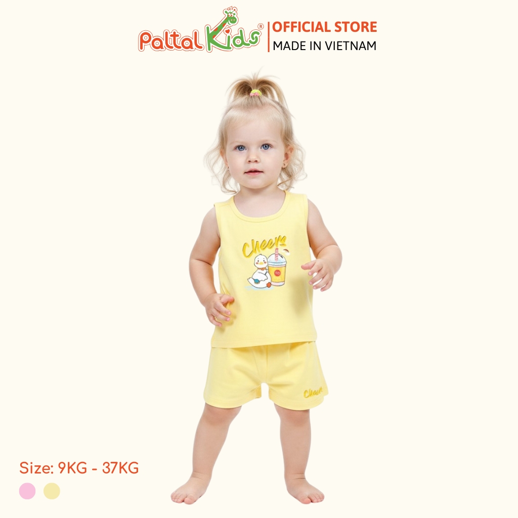 BST Mùa Hạ - Bộ Đùi Tay Ngắn Cotton Mỹ Bé Gái Cao Cấp - 025 2163