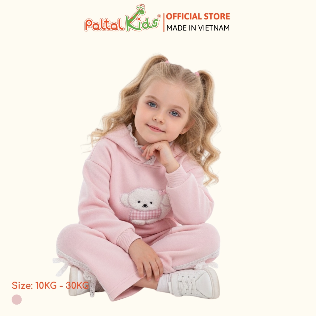 BST Mùa Đông - Đồ Bộ Tay Dài Nỉ Hàn Bé Gái Cao Cấp - 223 6052