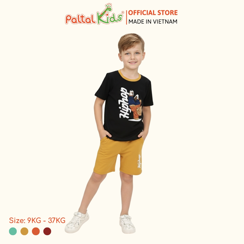 Đồ Bộ Đùi Cơ Bản Cotton Mỹ Bé Trai Cao Cấp - 025 2109