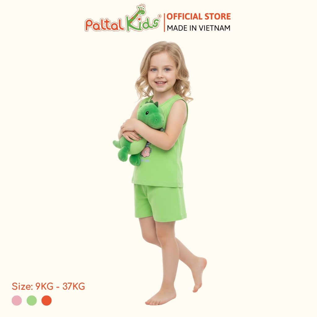 BST Mùa Hạ - Bộ Đùi Tay Ngắn Cotton Mỹ Bé Gái Cao Cấp - 025 2154