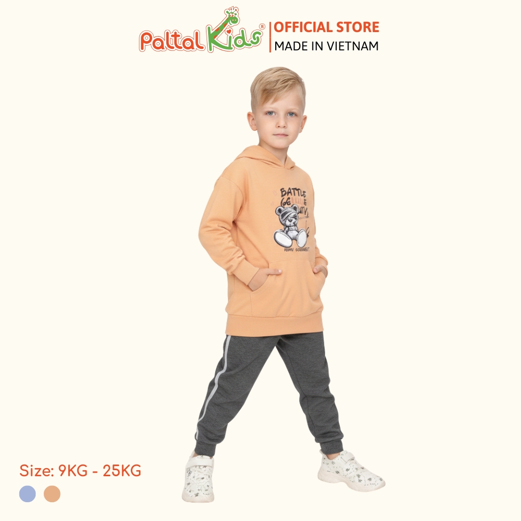 Áo Hoodie Cotton Melan Hình In Hoạt Hình Bé Trai Cao Cấp - 191 4022 / 4023