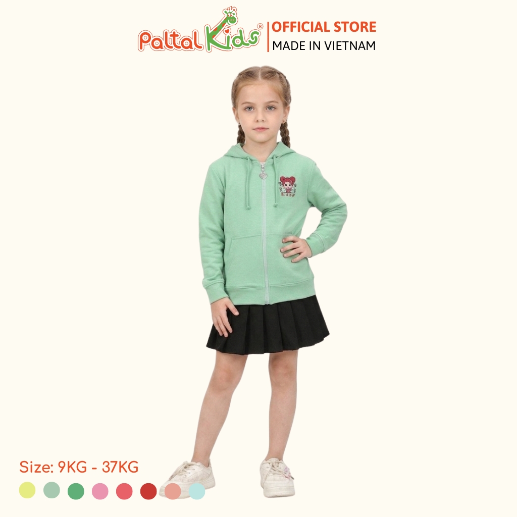 Áo Khoác Hình In Cô Gái Tóc Đỏ Cotton TC Chống Nắng Bé Gái Cao Cấp - 431 4029